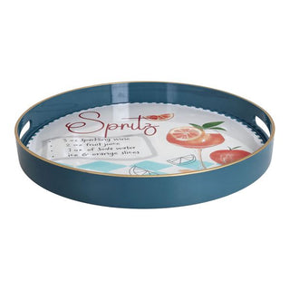 Andrea Fontebasso Vassoio Summer Time D38 cm in Polipropilene Spritz
