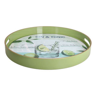 Andrea Fontebasso Vassoio Summer Time D38 cm in Polipropilene Gin & Tonic