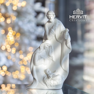 Hervit Creations Sacra Famiglia H25 cm in Porcellana