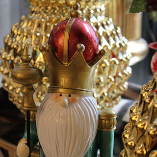 Timstor Nutcracker Soldier with Scepter H33 cm in Resin