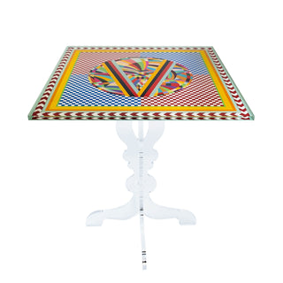 Vesta Square Coffee Table Decor Rainbow 50x50 cm