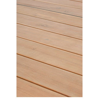 Andrea Bizzotto Tavolo Allungabile Belmar Vapor 160 x 240 x 100 cm in Alluminio con Effetto Legno