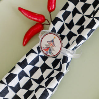 Vesta Set mit 6 Märchen-Weihnachtsserviettenringen