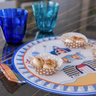 Vesta Christmas House Cake Plate