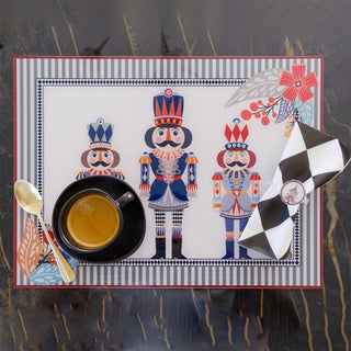 Vesta Set 2 Tovagliette Natalizie Schiaccianoci