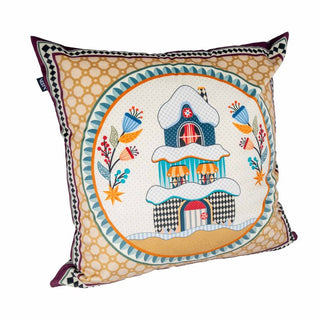 Vesta Weihnachtshaus-Kissenbezug Groß 50x50 cm