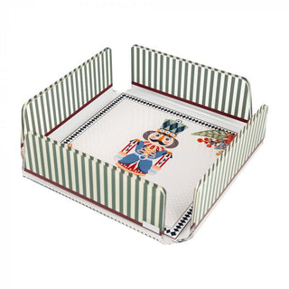 Verkleide dich als weihnachtlicher Nussknacker-Serviettenhalter