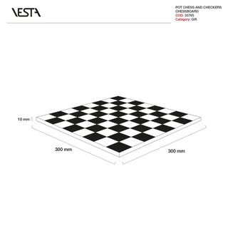 Vesta Multicolor Chess and Checkers Set in Acrylic Crystal