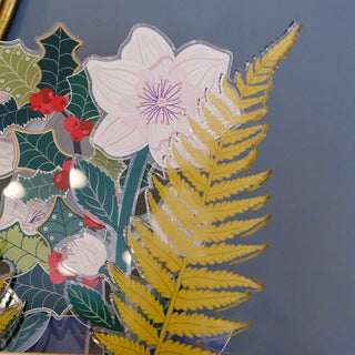 Vesta Funny Flowers Felce Piccola Oro in Cristallo Acrilico