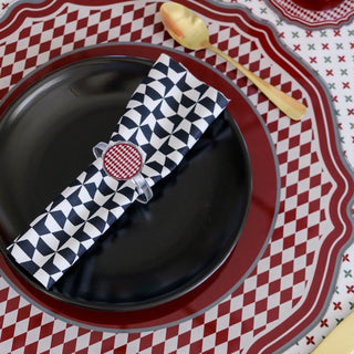 Vesta Set mit 6 Märchen-Weihnachtsserviettenringen