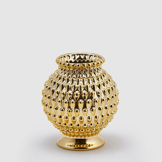 EDG Enzo De Gasperi Chakra Vase Gold Studs H25 cm