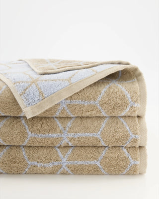 Villeroy &amp; Boch Guest Towel Carrè 30x50 cm in Beige Cotton
