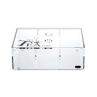 Vesta Only Tea Contenitore Porta Bustine da The con Coperchio in Plexiglass