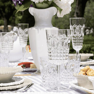 Baci Milano Set 6 Calici Vino Baroque & Rock Trasparente