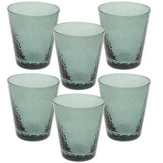 Tognana Set of 6 Alice Smoked Water Glasses 330cc