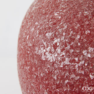 EDG Enzo De Gasperi Vaso Crackle Geometrie H55 cm in Metallo e Vetro