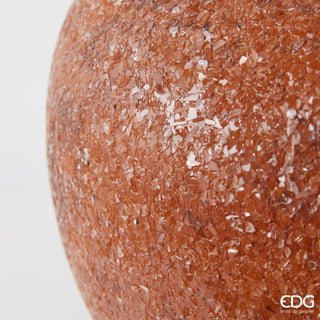 EDG Enzo De Gasperi Vaso Crackle Anfora H50 cm Arancio