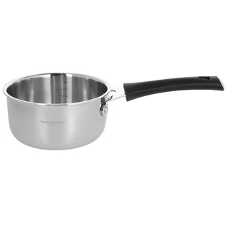 Andrea Fontebasso Tognana Saucepan 1 Handle D 16 cm Luxury Design Line in Steel