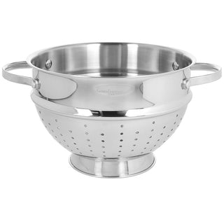 Andrea Fontebasso Tognana Colander 2 Handles D22 cm Luxury Design Line in Steel