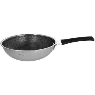 Andrea Fontebasso Tognana Wok 1 mango antiadherente D28 cm Línea de diseño de lujo