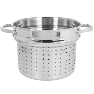 Andrea Fontebasso Tognana Spaghetti Cooker 2 Handles D22 cm Luxury Design Line in Steel