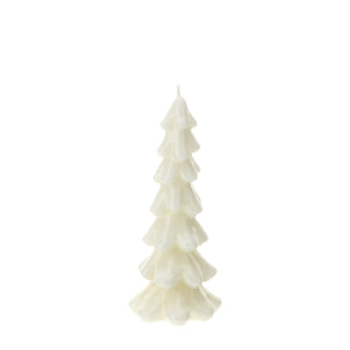 Hervit Candela Led Albero di Natale Bianco D8xH16 cma