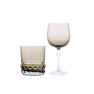 Villa Altachiara Set 12 Glasses + Goblets Berlin Tortora Wine