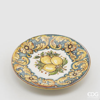 EDG Enzo De Gasperi set of 14-piece porcelain lemon plates