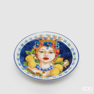 EDG Enzo De Gasperi Caltagirone Porcelain Plate Service 18 pieces