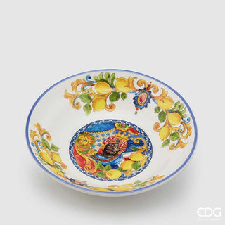 EDG Enzo De Gasperi Caltagirone Servicio de platos de porcelana 18 piezas