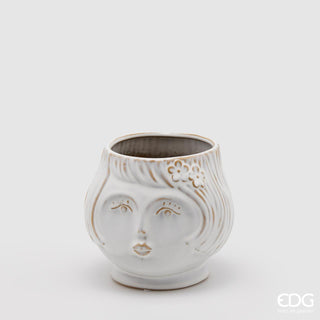EDG Enzo De Gasperi Lady Face Vase H14 D16 cm