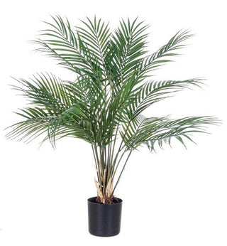 Andrea Bizzotto Kenzia planta de palma con jarrón de 18 hojas H72 cm