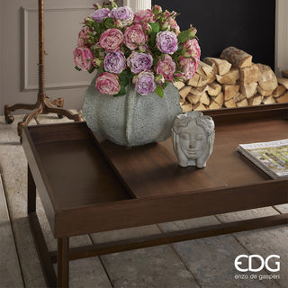 EDG Enzo De Gasperi Cement Vase Thinker H17 cm