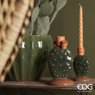 EDG Enzo De Gasperi Prickly pear candle holder H17,5 cm