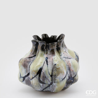 EDG Enzo De Gasperi Vase Chakra Paint H24 D27 cm