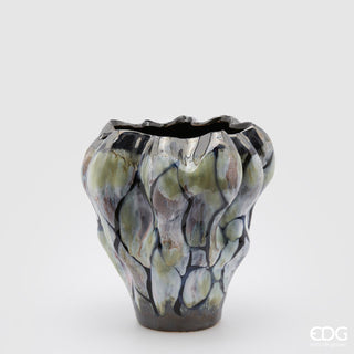 EDG Enzo De Gasperi Vase Chakra Paint H31 D30 cm