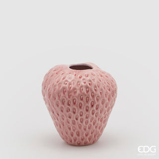 EDG Enzo De Gasperi Pink Strawberry Chakra Vase H21 cm