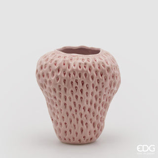 EDG Enzo De Gasperi Pink Strawberry Chakra Vase H26 cm
