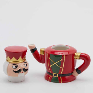 EDG Enzo De Gasperi Red Soldier Teapot H19 cm