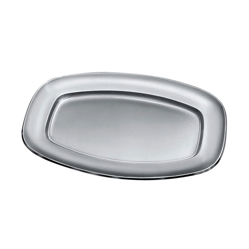 vassoio vintage in acciaio inox con bordo dorato alessi vassoio vintage in acciaio inox con bordo dorato alessi