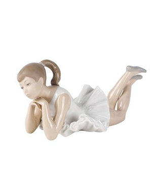 Porcelana NAO Estatua de porcelana Bailarina pensativa