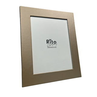 Giuseppe Rito Photo Frame in Natural Leather 18x24 cm Beige