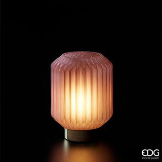 EDG Enzo de gasperi Bright Lamp with timer 17cm Light Pink