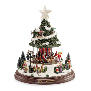 Lamart Carousel Music Box Christmas Tree Animated H41 cm