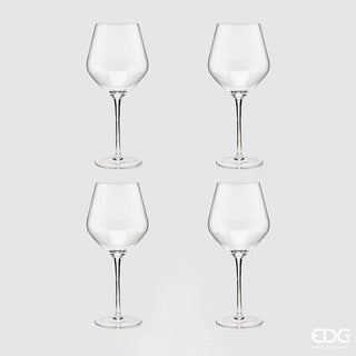 EDG Enzo De Gasperi Set 4 Spritz Glass Goblets H24,5 cm