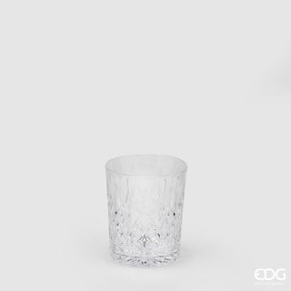 EDG Enzo De Gasperi Set 6 Water Glasses Rhombus Glass H10 D8 cm