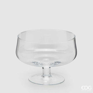Copa EDG Enzo De Gasperi Recipiente de vidrio con pie h18.5 D24.5 cm