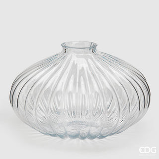 EDG Enzo De Gasperi Ampoule Vase Lines D42 cm H25 cm