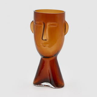 EDG Enzo De Gasperi Ocher Face Vase H31 cm