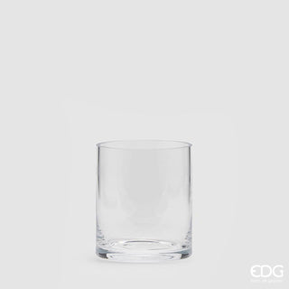 EDG Enzo De Gasperi Glass Cylinder Vase H18 cm